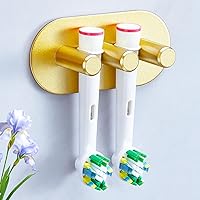 Vista 11 de Soporte para cabezal de cepillo de dientes eléctrico, soportes para cepillos de dientes montados en la pared, organizador adhesivo para cabezal