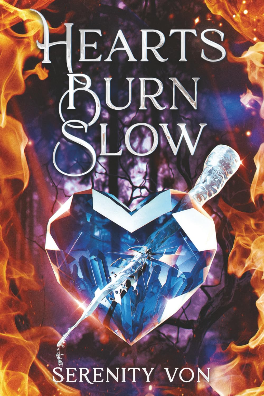 Hearts Burn Slow: A fae fantasy romance (The Broken States of Chaos)