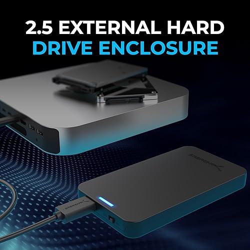 Miniatura 2 de Sabrent disco duro externo 25 pulgadas SATA conexión a USB 30 se instala sin herramientas Optimizado para SSD admite UASP SATA III negro EC-UASP