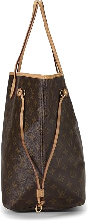 قماش مونوغرام المحبب مسبقًا Neverfull GM ، بني