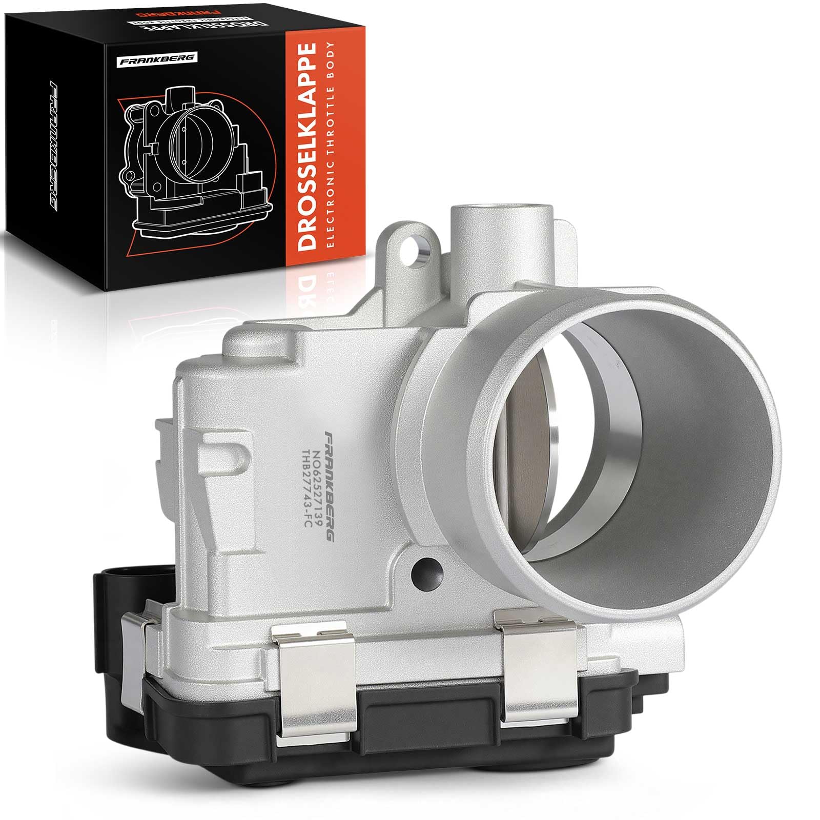 Frankberg Corps de papillon des gaz, moteur diesel, 5 broches, 5801727743 | Compatible avec: Ducato Van 250, Daily VI plateau/châssis, Boîte quotidienne VI, Bus Ducato 250, Ducato plateau/châssis 250