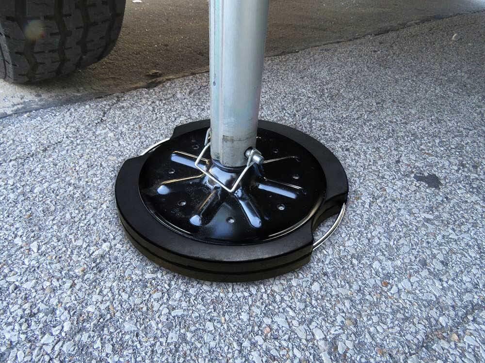 LIBRA RV Stabilizer Jack Pads Set 5th Wheel Drop Leg Pad Solid Rubber HD 10.5" Water Proof Pack 4