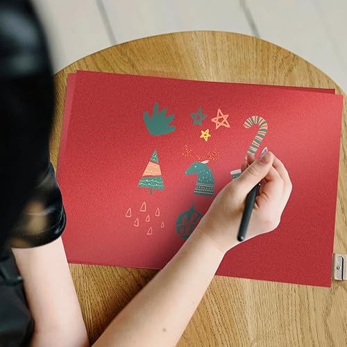 Vista 84 de 100 hojas de cartulina dorada brillante de 8.5 x 11 pulgadas, papel metálico Goefun de 80 libras, papel perlado para invitaciones, cumpleaños, azul