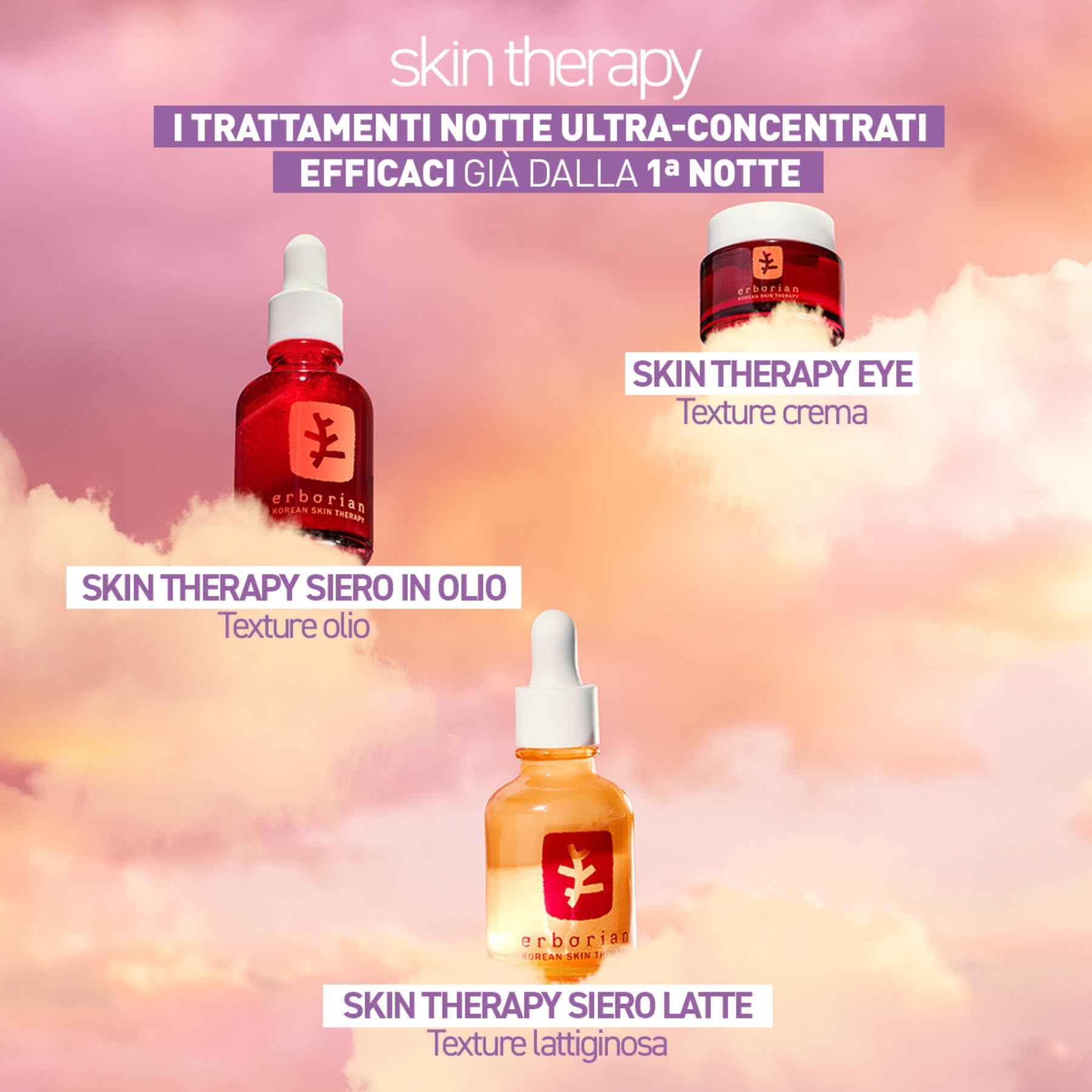 Erborian Skin Therapy Olio Notte Viso Multi-perfezionante Riduce i Segni di Fatica Trattamento Cosmetico Coreano