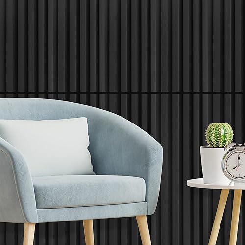 Miniatura 2 de Art3d WPC - Paneles de revestimiento de madera, paquete de 16 acentos de pared 3D de 48 x 6 pulgadas para decoración de pared interior, sala de