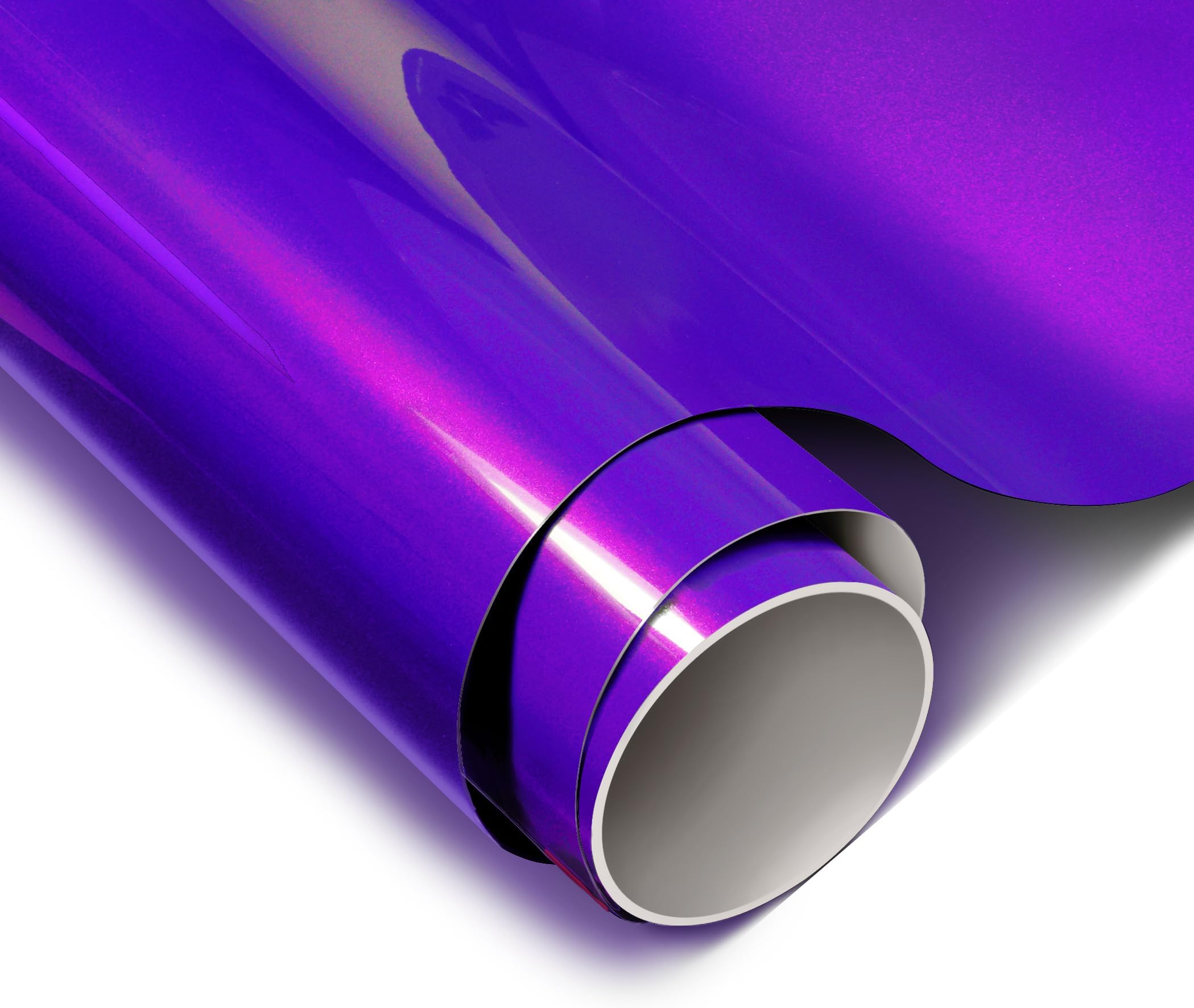 VViViD ColorFusion , Gloss Flip Purple Blast Dry Apply PPF Vinyl Car Wrap Roll 1.3ft x 5ft