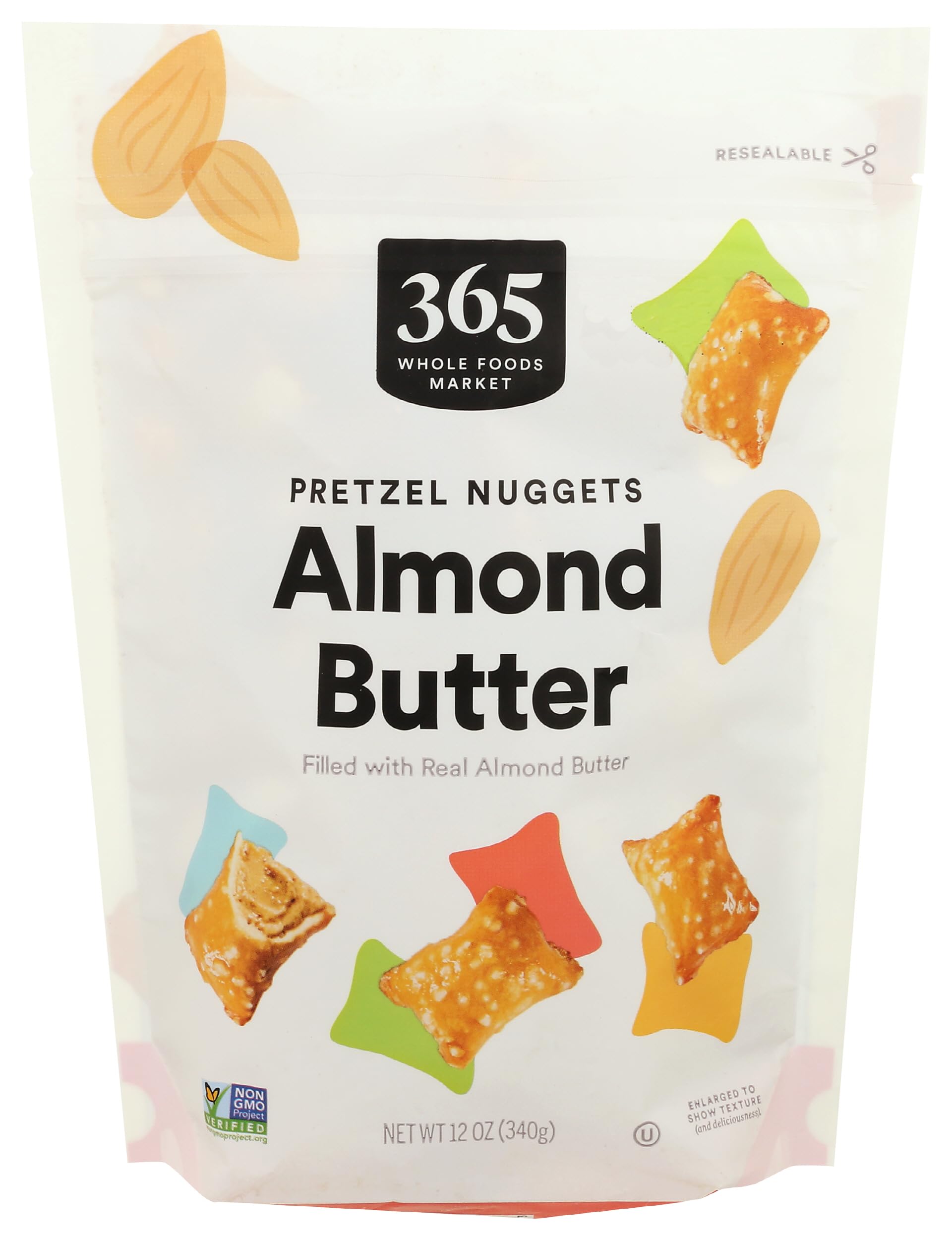 Almond Butter Filled Pretzel Nuggets, 12 Ounce