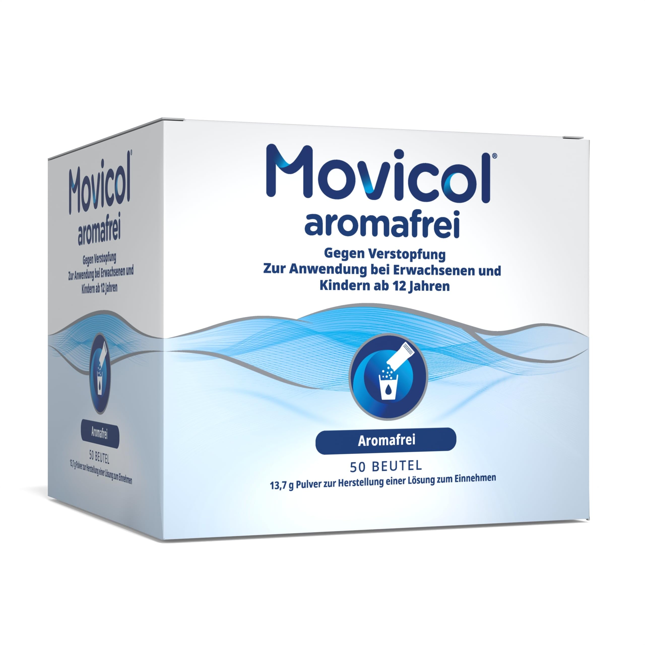 Movicol Dosierbeutel aromafrei – 50 Stück, Abführmittel für Erwachsene