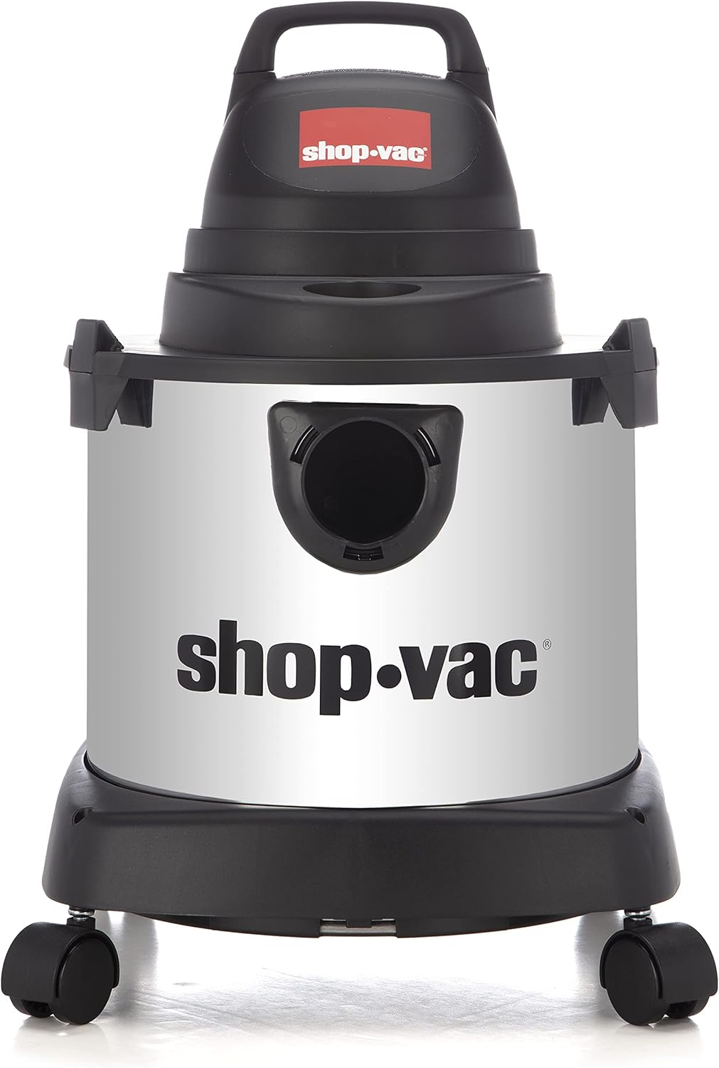 Shop-Vac 4010427 Wet/Dry Vacuum, Stainless Steel Tank, 4 gal, 1-1/4 in. x 6 ft. Hose, (1-Pack) : Industrial & Scientific