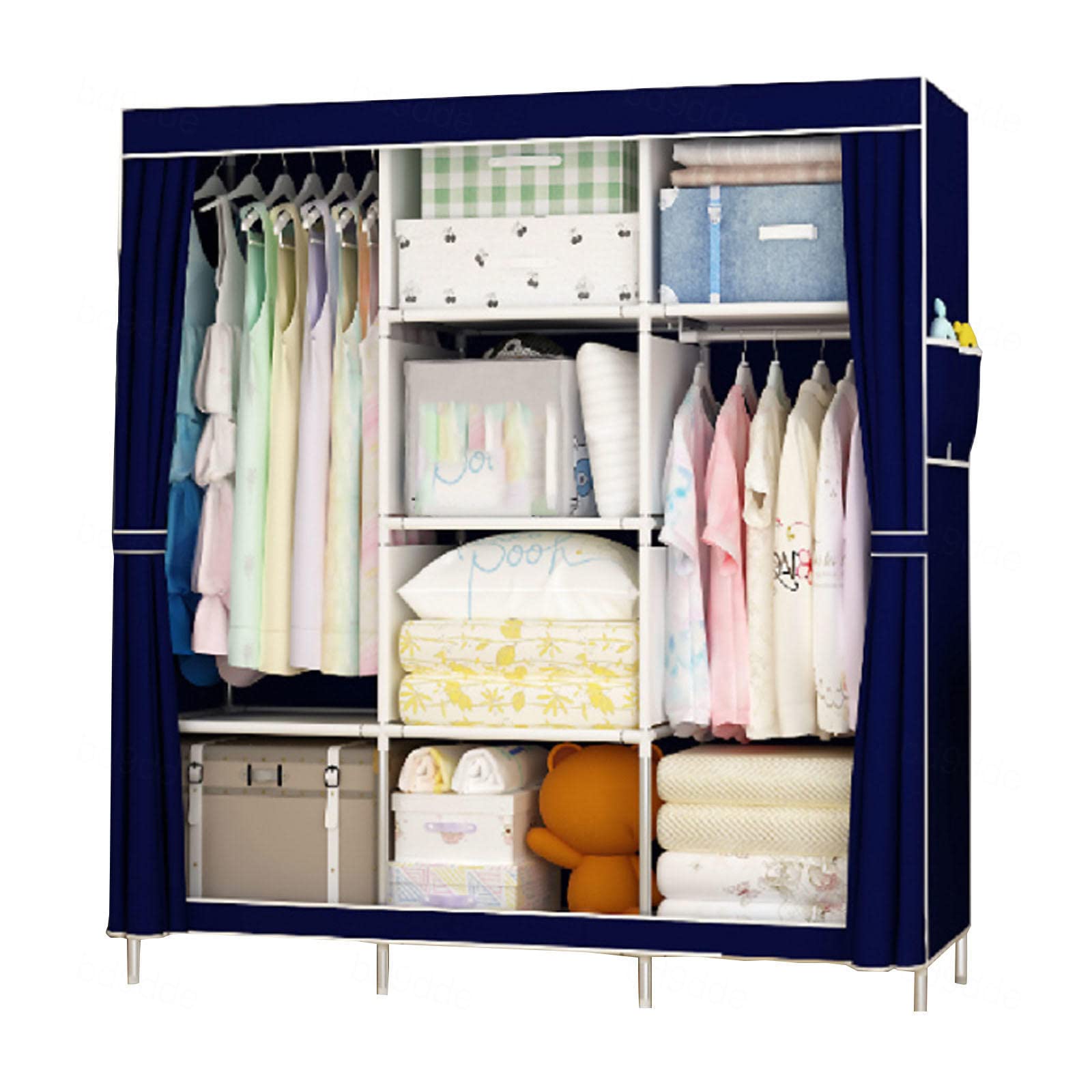 Armoire en toile pliable idéale pour organiser une chambre d'étudiant