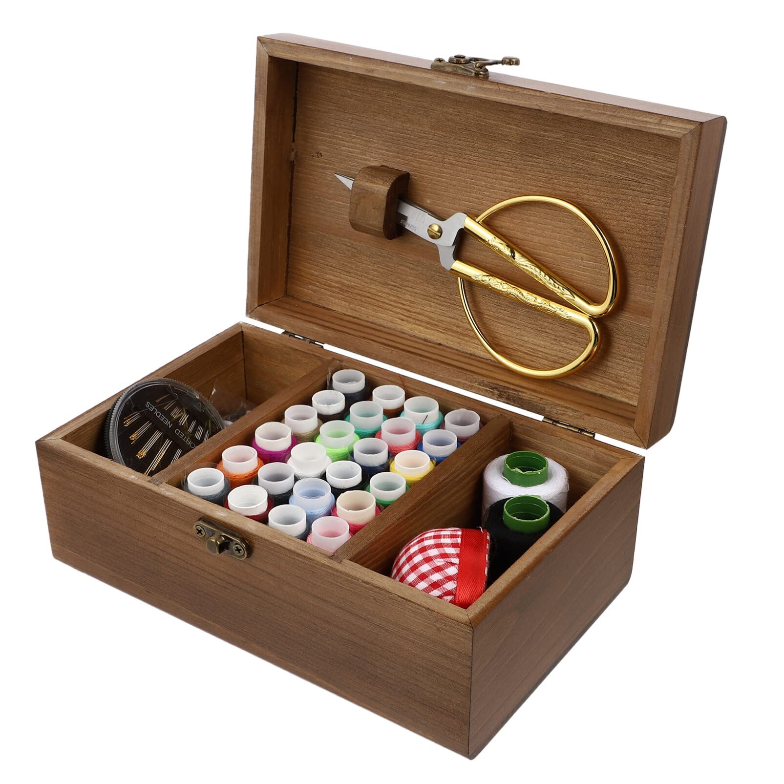 Cabilock Kit Di Aghi e Filo Per Cucito Accessori Per Cucito in Scatola Di Strumenti Per Cucire Borsa Per Ago e Filo Strumenti Per Cucire Fai Da Te
