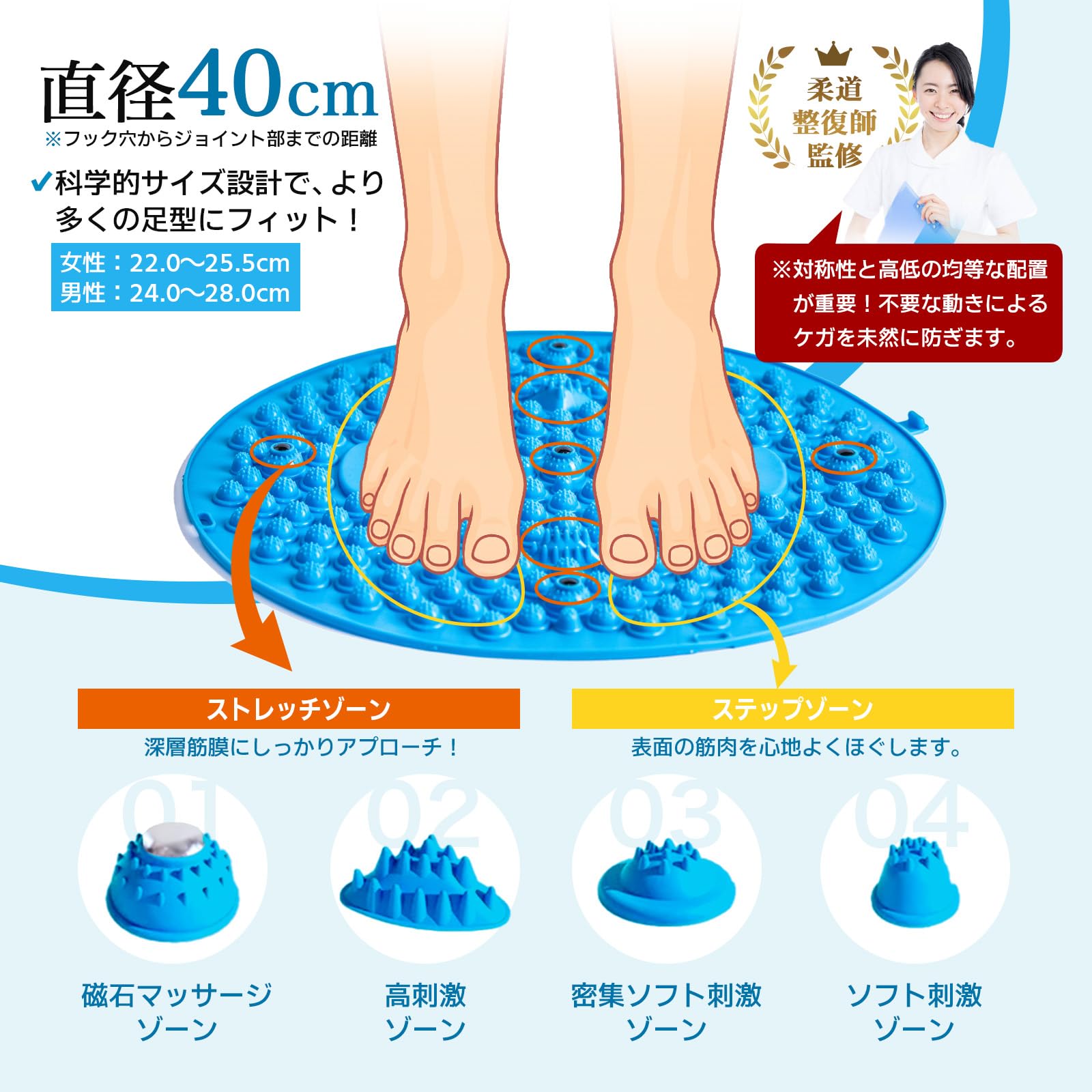Amazon.co.jp: 【最高級素材の極上つぼリズム 】40cm Arkmoon 足 Amazon.co.jp: 【最高級素材の極上つぼリズム 】40cm Arkmoon 足