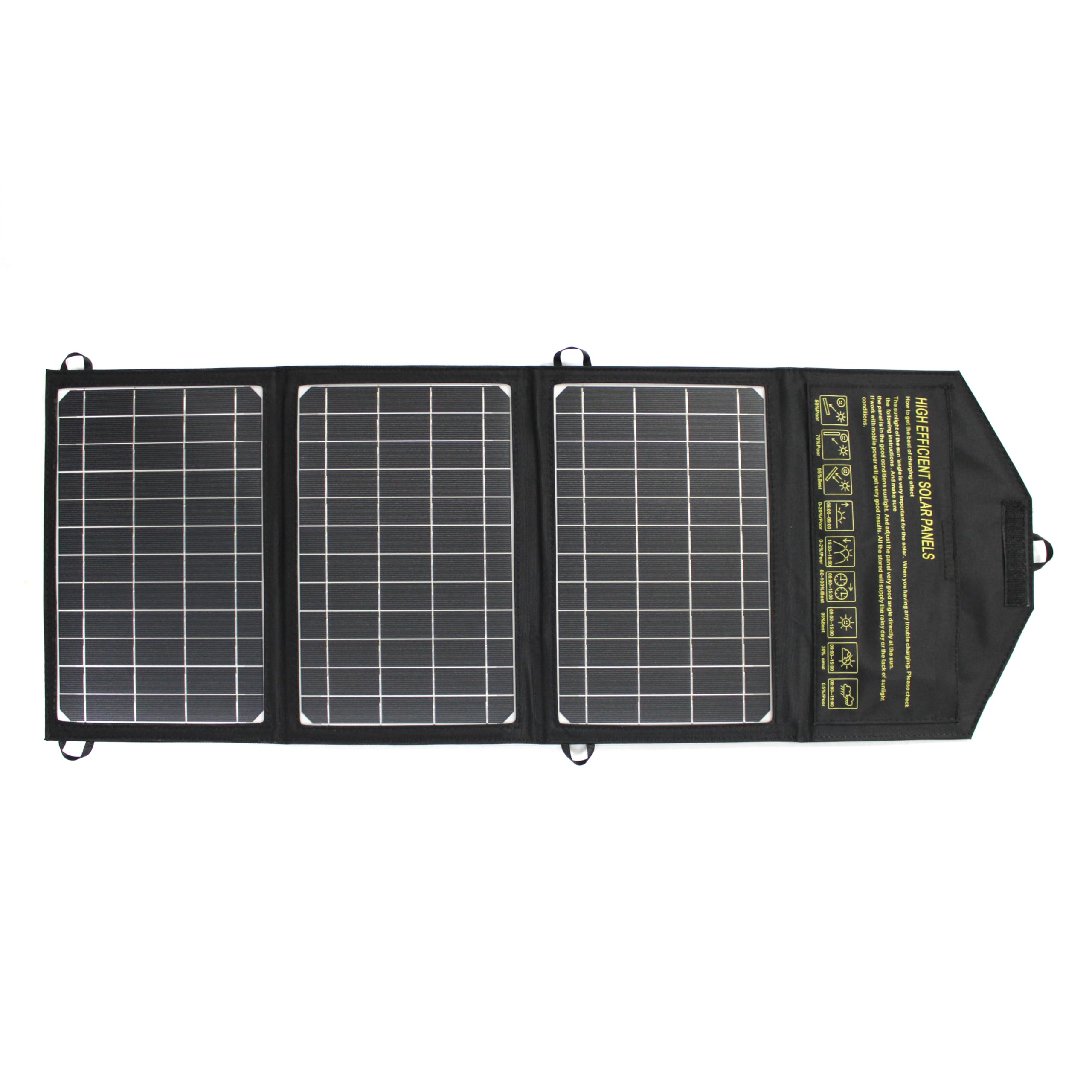 camping solar charger telefono 21W campismo panel solar portatil usb de 2 puertos USB Panel solar portátil impermeable para teléfonos móviles, tabletas y otros dispositivos digitales