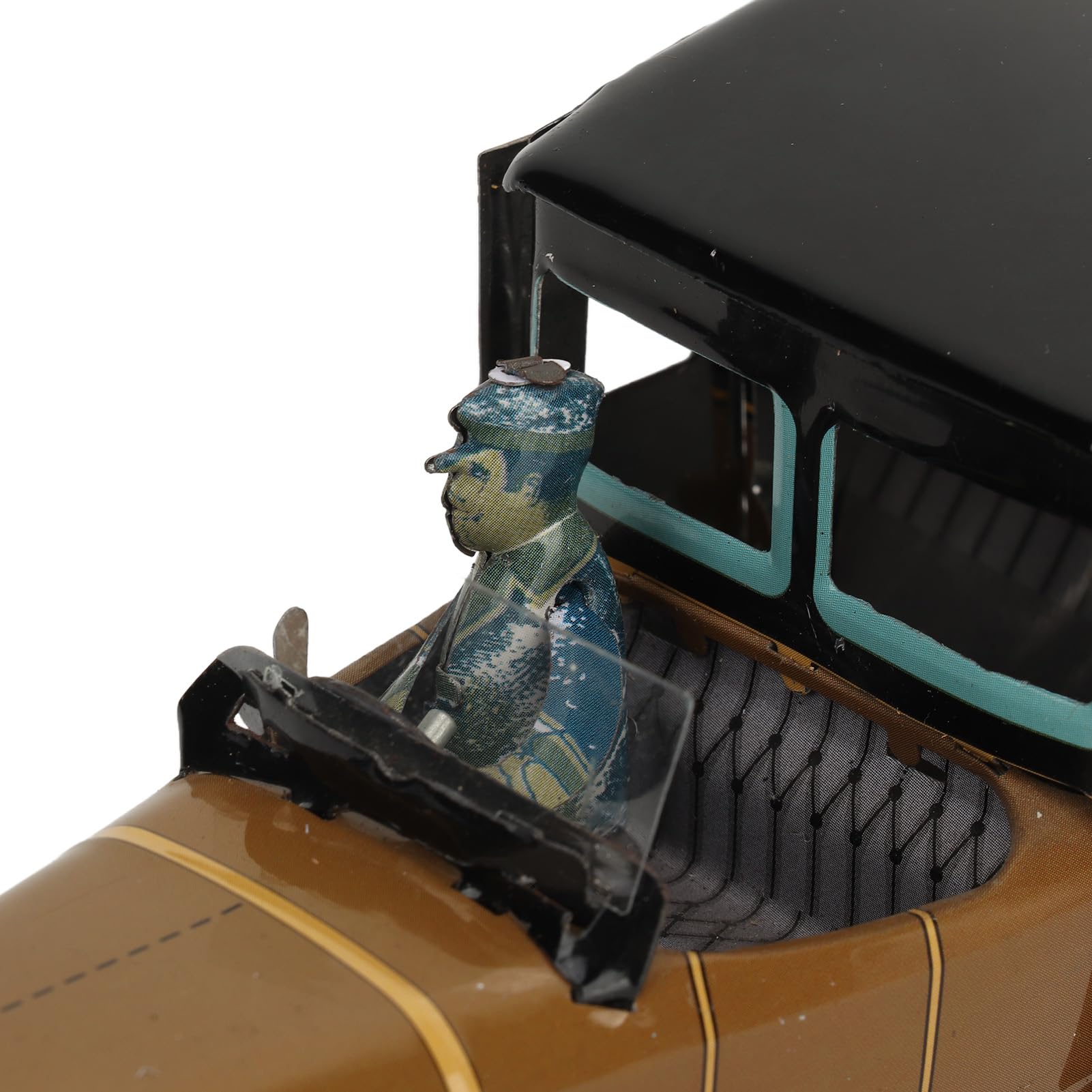 RiToEasysports Juguete de Coche Vintage, Mecanismo de Cuerda Retro Hecho a Mano en Hojalata para Colección de Adultos y Regalo de Fiesta de Cumpleaños