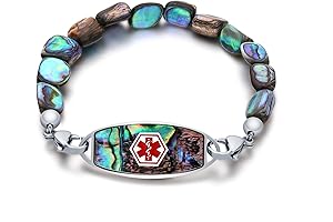 Customizable Medical ID Bracelets for Women and Men