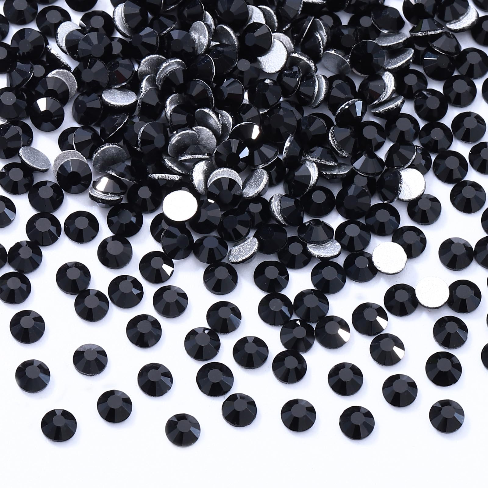 2880PCS Black SS10 Flatback Rhinestones(2.7-2.8mm)