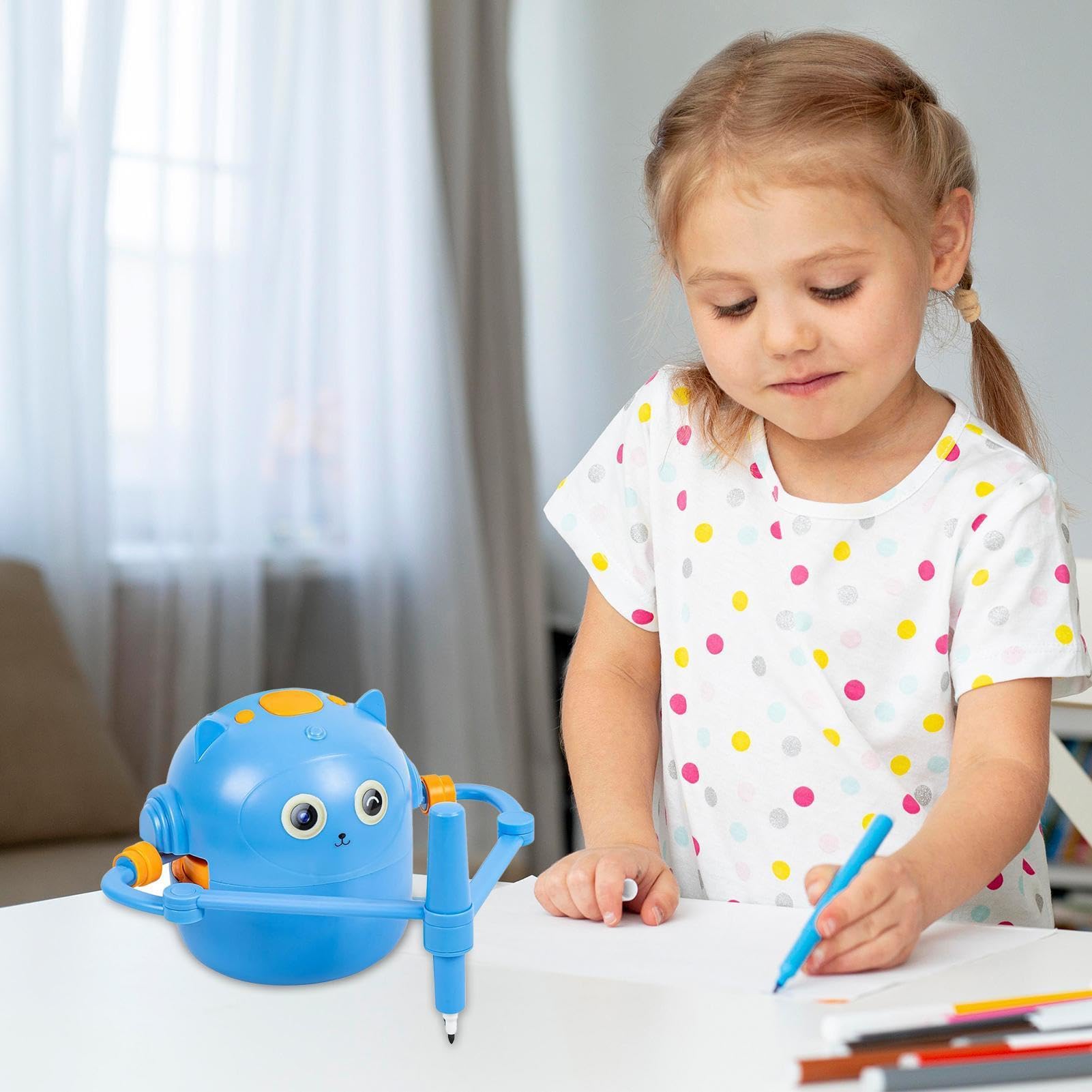 Robot Do Rysowania Dla Dzieci Interaktywna Zabawka Edukacyjna do Rysowania | Maszyna Do Rysowania I Malowania Dla Przedszkolaków Dzieci Rodziny Przyjaciół