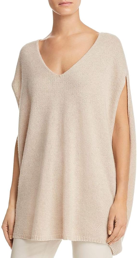 Theory Women's Sleeveless Vneck Cape Sweater, Warm Stone, Large: Buy Online at Best Price in UAE