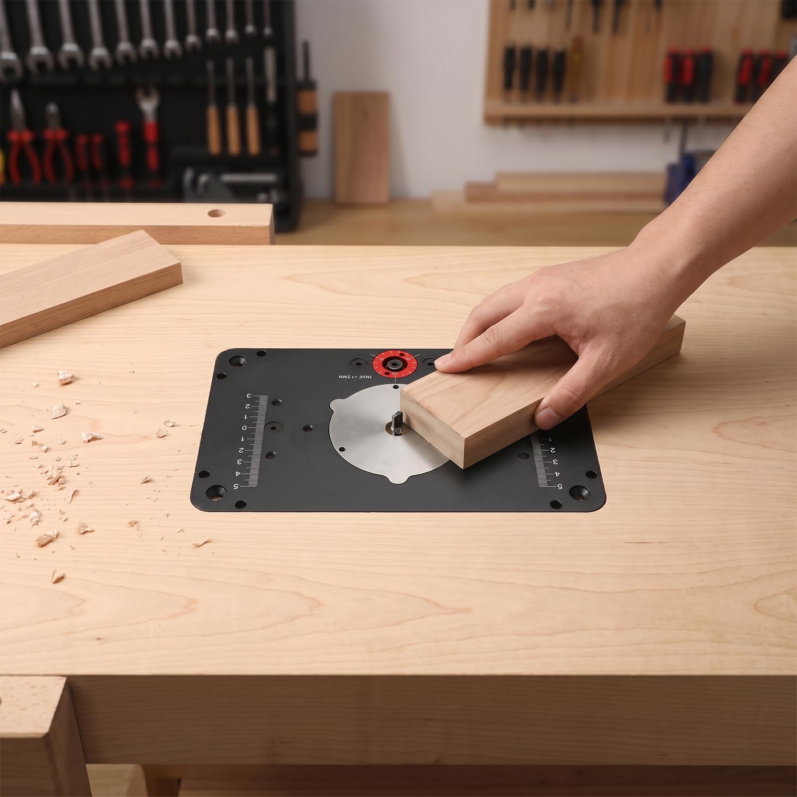 Regolazione dell'altezza Router Lifting 69 mm Dispositivo di sollevamento | Dispositivo di sollevamento per fresatrice da 69 mm, per fresatrice da tavolo, unità di sollevamento compatibile con piastre