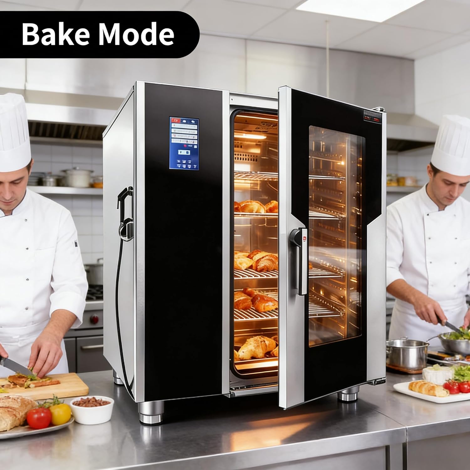 Electric Oven, Countertop Convection Oven, Fast Heating, Non-Stick Interior, Multi-Function for Baking, Roasting & Toasting, Energy Efficient