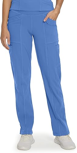 Urbane Impulse 9207 - Pantalones de uniforme médico tipo cargo ajustados para mujer (4 unidades)