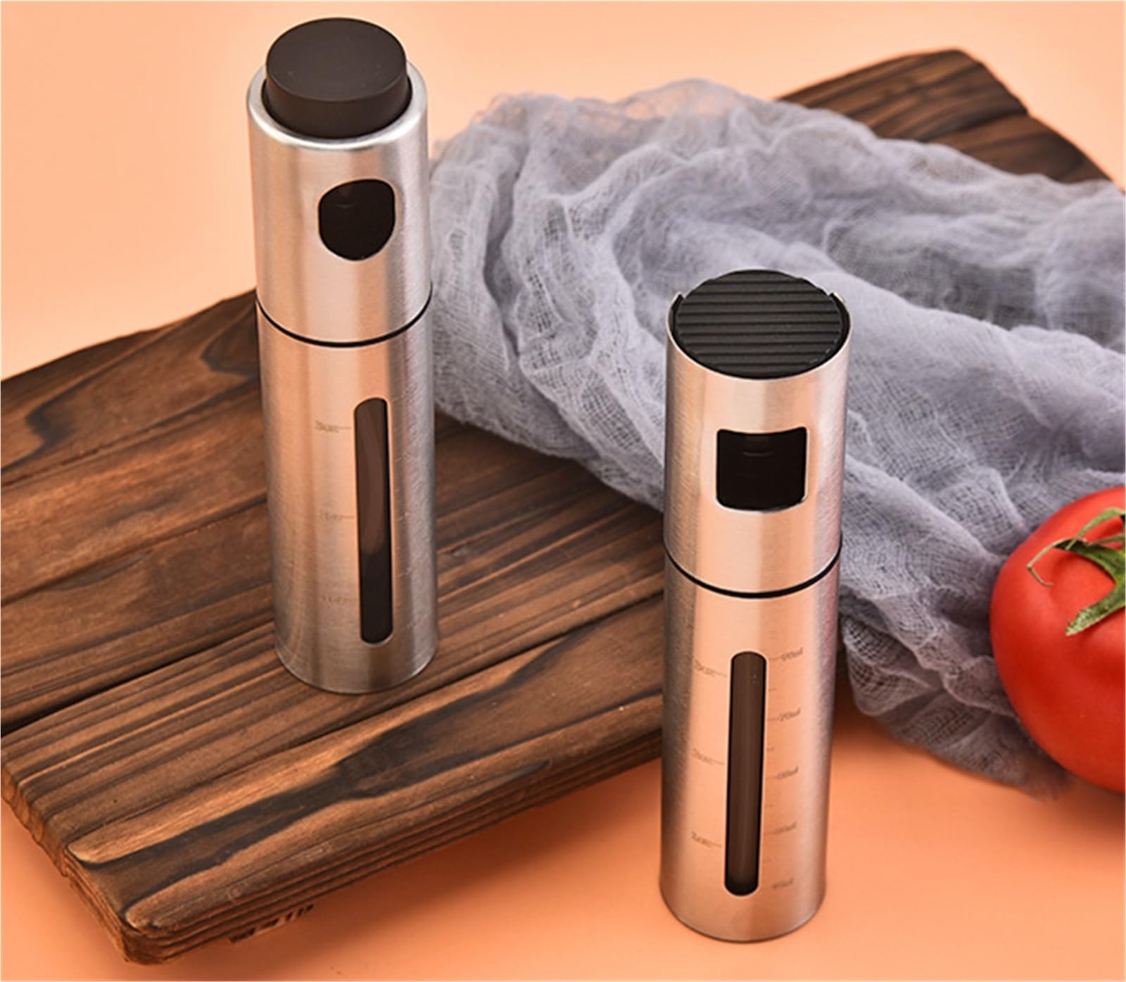 Ölsprüher Für Speiseöl Speiseölflasche, Sprühflasche Aus Edelstahl, Geeignet For Kochen, Salat, Grillen Usw Grillen Küche(Style 2)