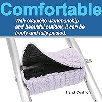Vista 4 de Almohadillas para muletas – Acolchado para muleta de brazo – Funda de almohada universal acolchada para axilas con mango de antebrazo