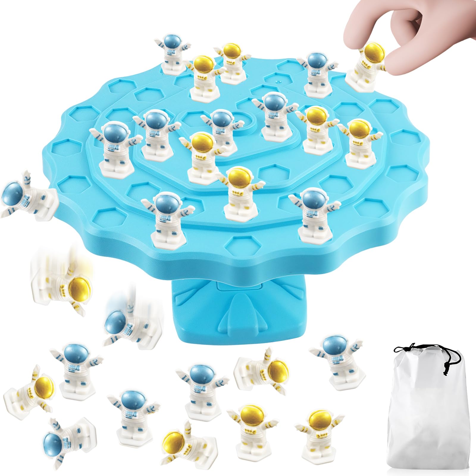 kowgical Astronaut Balance Game, Two-Player Balance Tree Board Game