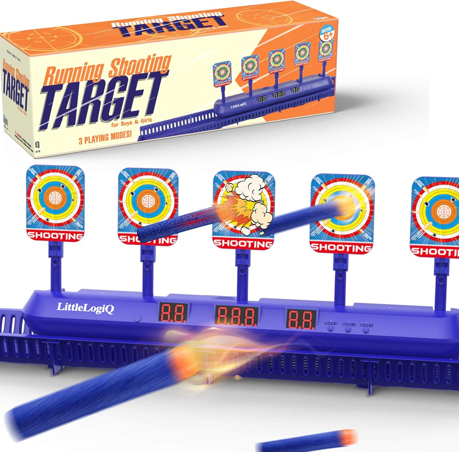 Buy LITTLELOGIQ Electronic Shooting Target, Shooting Games for Kids