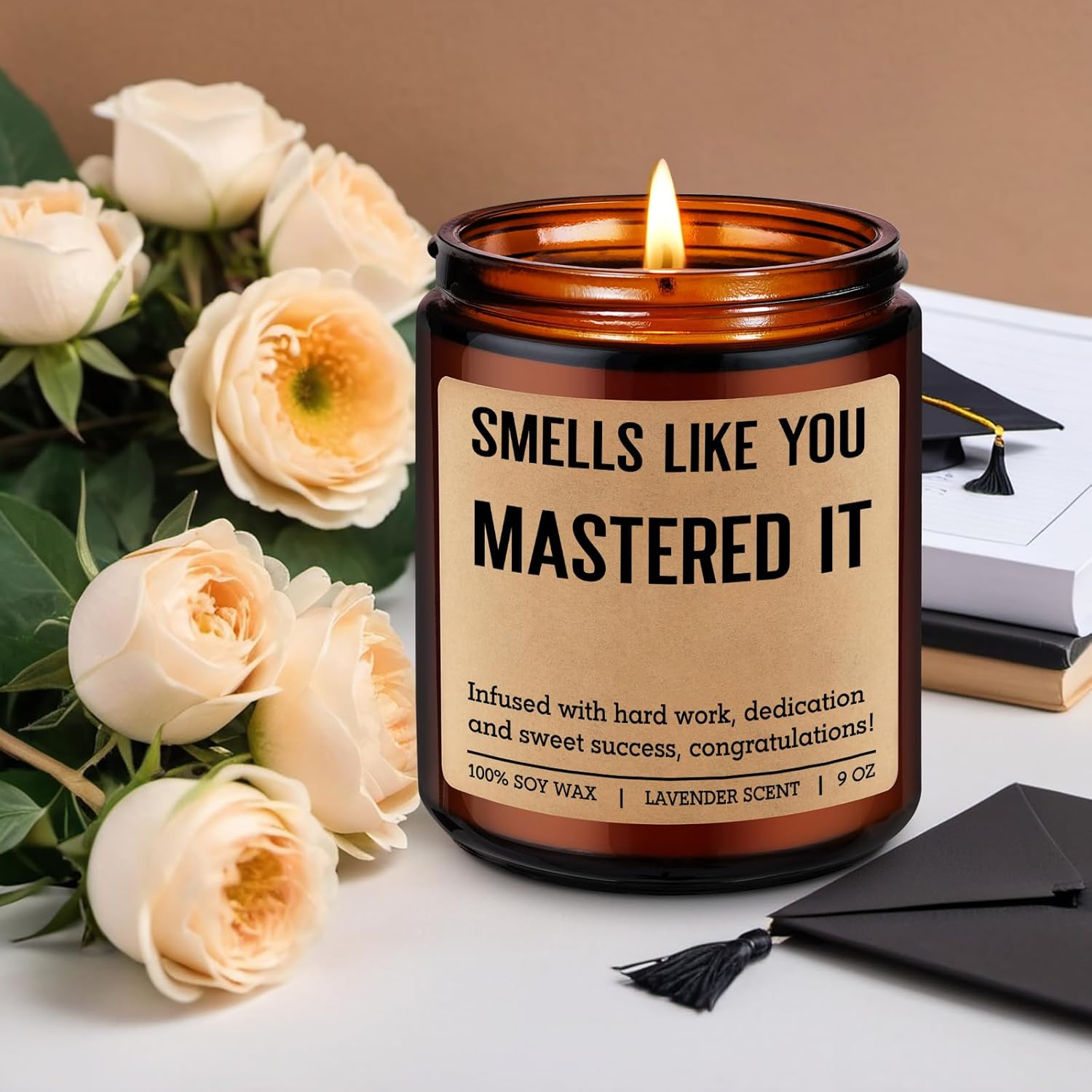 Fairy's Gift Grad Candle, Masters Degree Graduation Gifts for Her Him, 2026 Graduation Gifts for Masters Degree Women Men, Congratulations Presents for MBA Graduates, Congrats Presents for Masterate - Image 6
