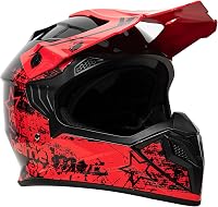 Helmblazia Gyerek Motocross Sisak Piros S Méret ECE R22.06 Tanúsítvánnyal Terepjáró Enduro Quad ATV Bukósisak Fiúknak Lányoknak 6