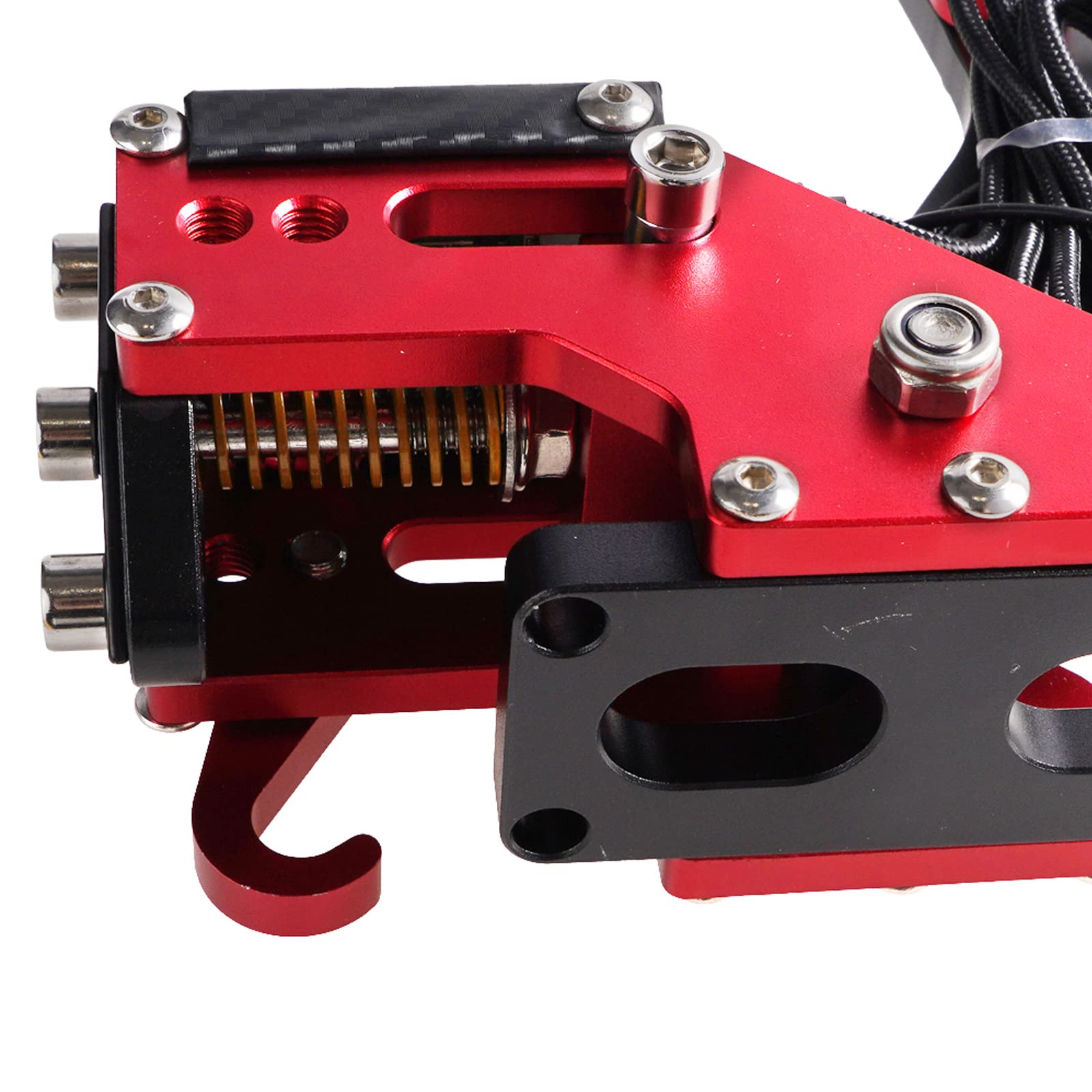 Areyourshop USB3.0 14Bit PS4/PS5 Handbrake for Racing Games Steering Wheel Stand G29 Red