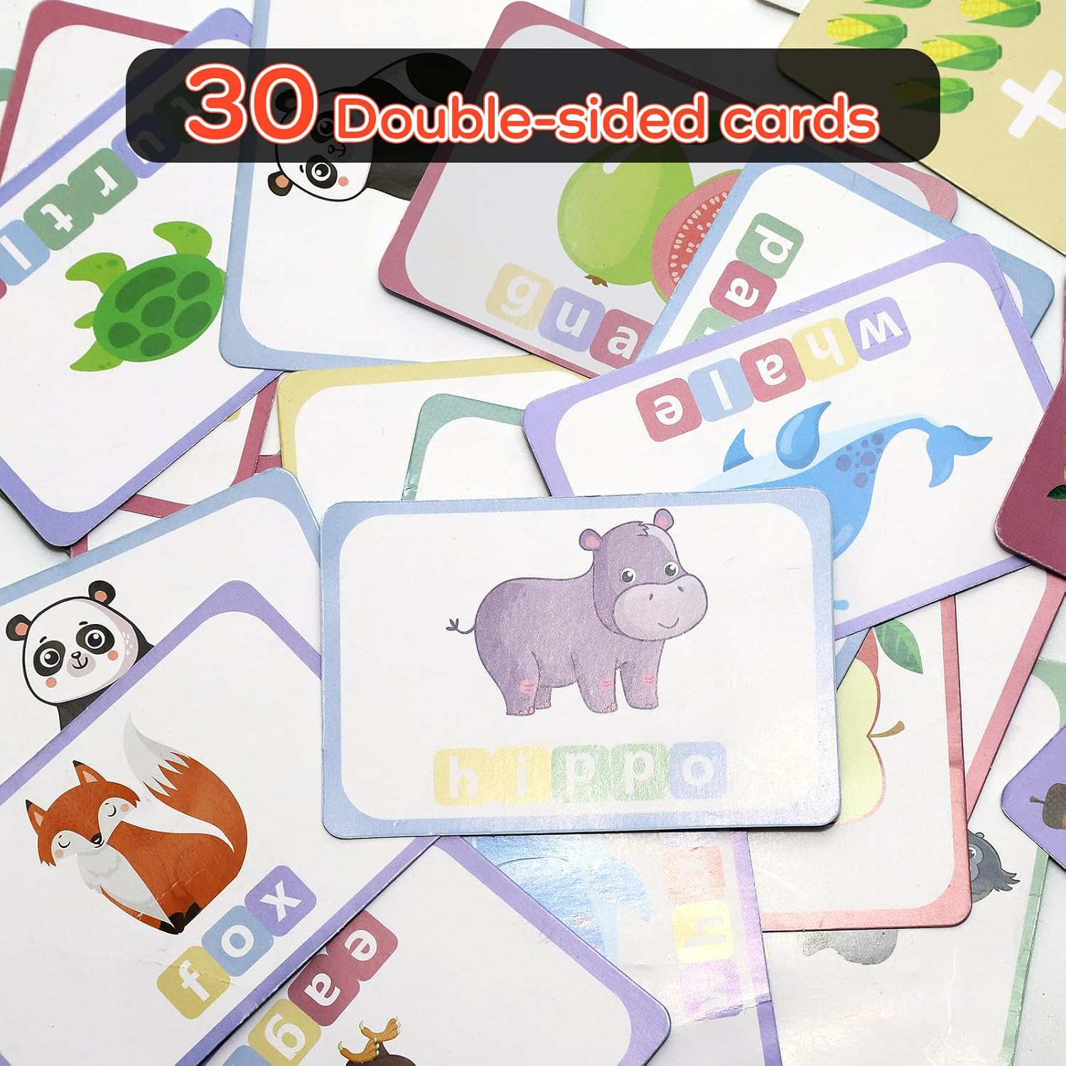 Montessori Learning & Educational Toys for Kids 4 5 6 7+,Wooden Spelling Games with Flashcards, Learning Activities for Preschool Kindergarten, Pre-K Essentials for Reading & Spelling,CVC Word Games