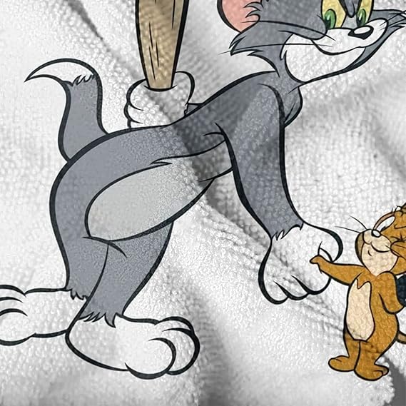 Amazon Co Jp Zarker トム ジェリー ３枚セット フェイスタオル ミニタオル ハンカチ 瞬間吸水 ホーム キッチン