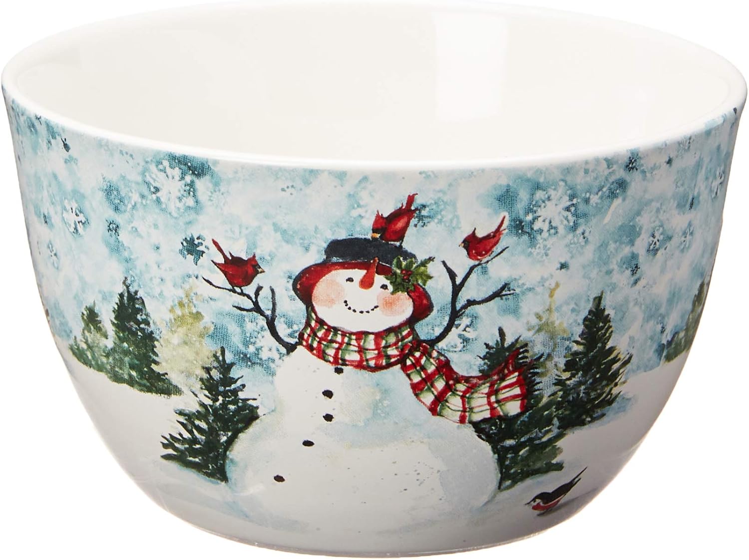Watercolor Snowman 16pc Dinnerware Set, Service for 4