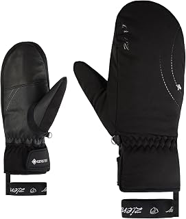 Ziener Damen KAINOANI-Z Ski-Fäustling/Wintersport | Gore-Tex, Soft-Shell, Black, 7,5
