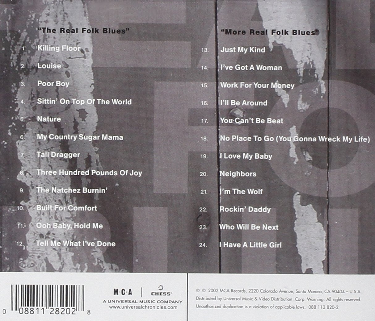The Real Folk Blues/More Real Folk Blues