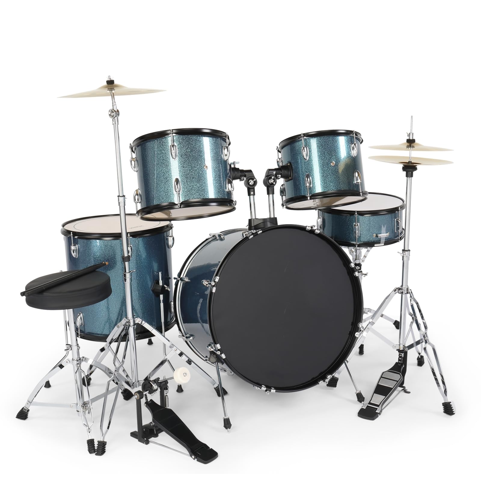 Drum Sets For Adults Gammon 5-Piece Full Size Drum Set With
