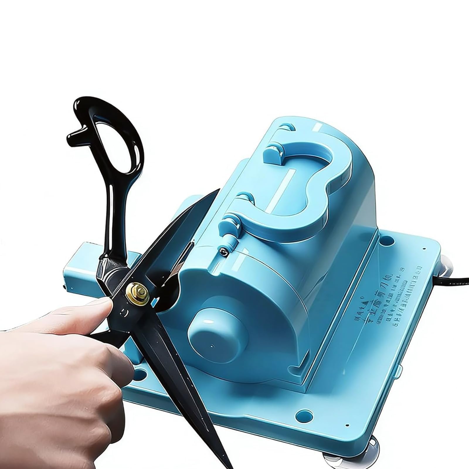 Affilatore Elettrico Per Forbici, Macchina Auto Affilante 4500RPM Con Mola Diamantata In Resina 8mm, Base A Ventosa Stabile, Affilacoltelli Per Sarto Salone Parrucchiere