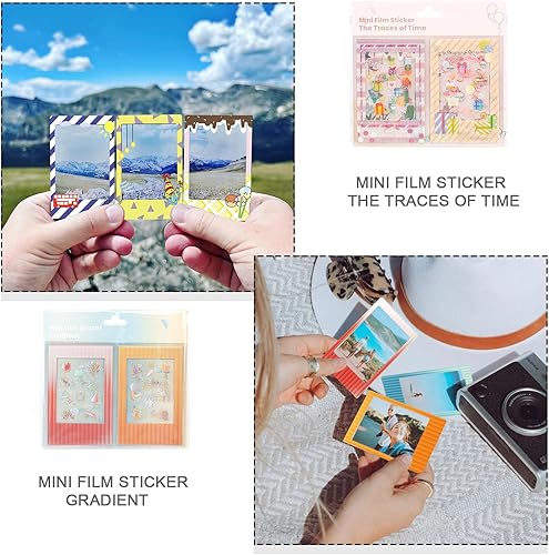 Miniatura 6 de CAIYOULE Funda pequeña para Fujifilm Instax Mini 9912119877+EVOSQ - Funda transparente para cámara instantánea (estrella y margarita)