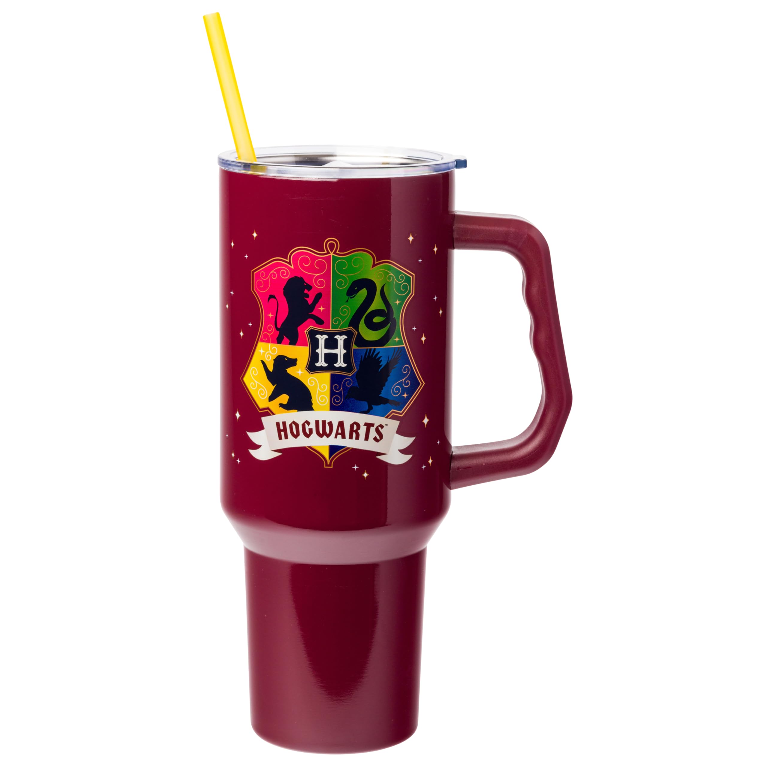 Silver Buffalo Harry Potter Back to Hogwarts 40oz Stainless Steel Tumbler with Handle-image-47