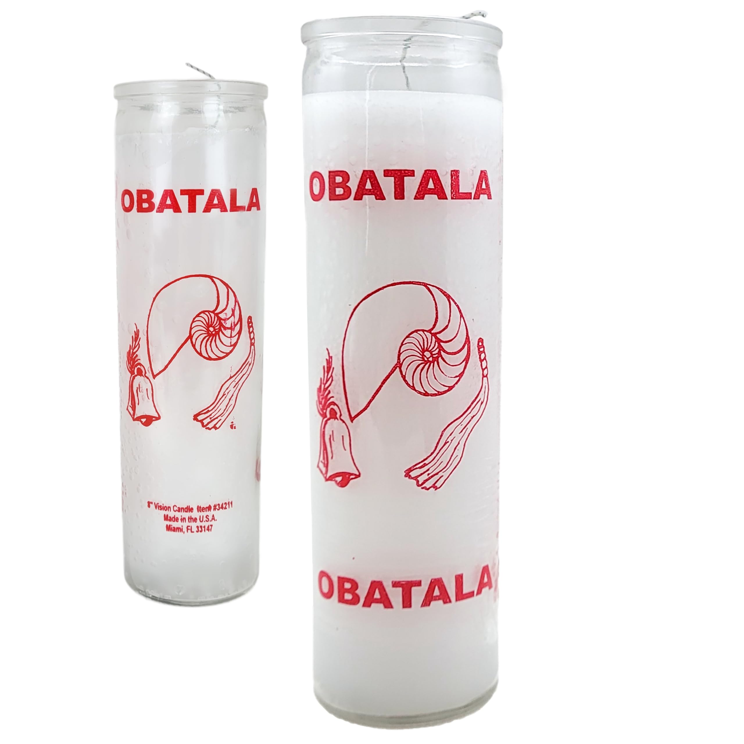 Amazon.com: Generic 7 Day Candle Orisha Obatala - Alleged White