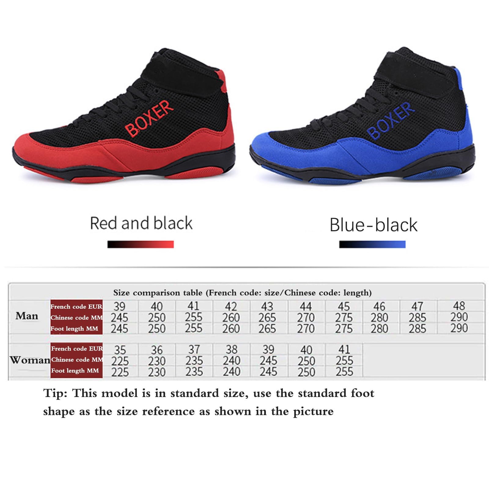 Zapatos De Lucha Antideslizantes,Botas Boxeo,Zapatos De Lucha Unisexo,Mallatranspirable,Flexiblesyduraderos,Adecuado para Peleas,Lucha Libre,Fitness,Artes Marciales,Sanda
