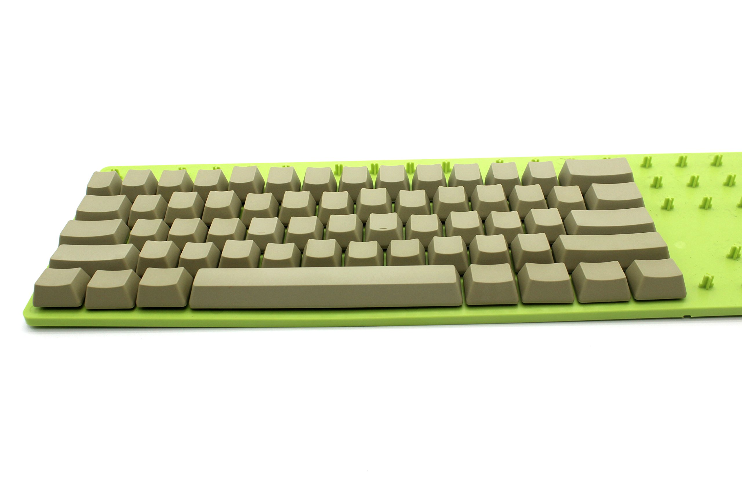 Bianco nero vuoto spesso PBT profilo OEM 61 87 104 ANSI Keycaps per MX