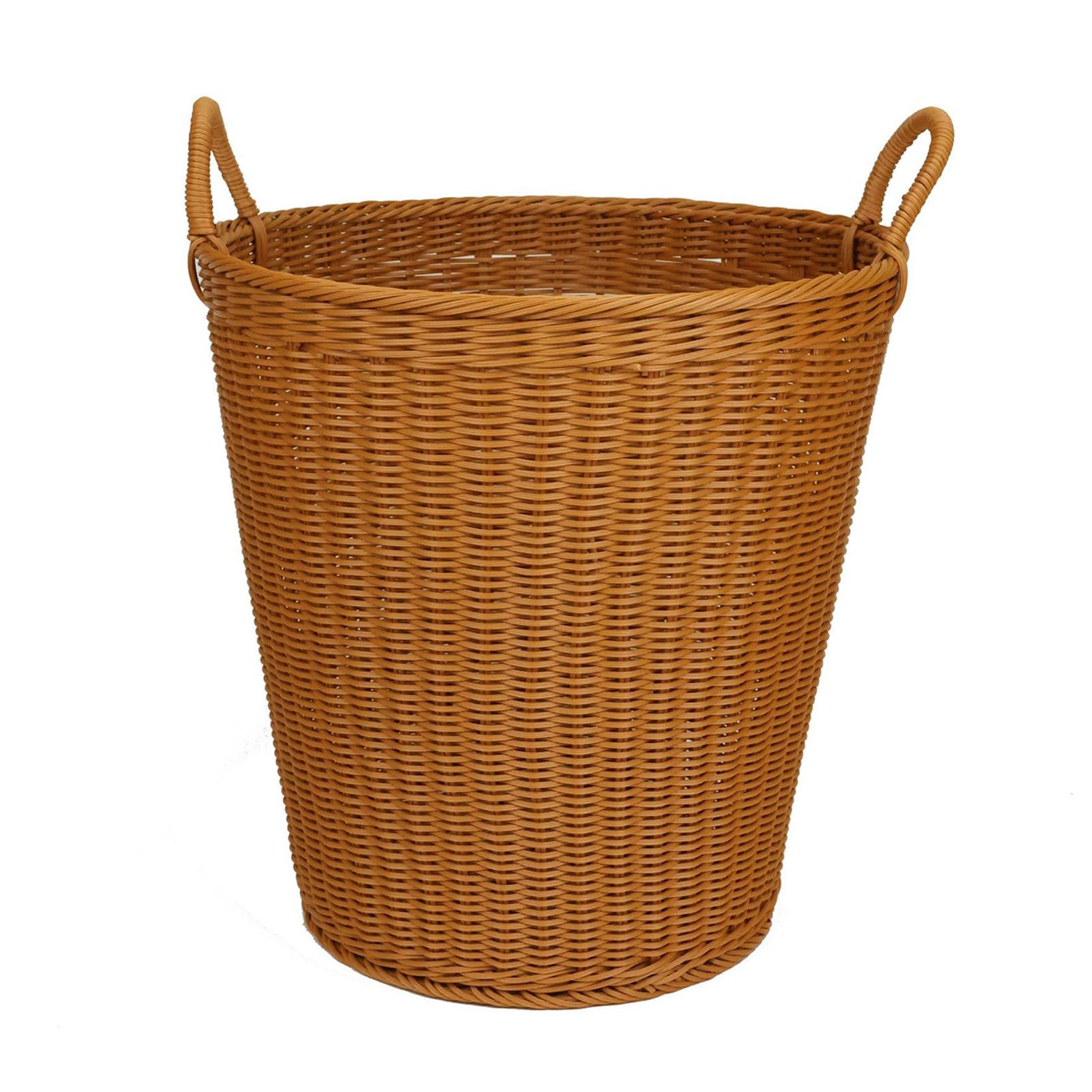 Imitation Rattan Dirty Clothes Basket, Household Dirty Clothes Basket, Snacks and Toys Storage Basket, Bathroom Bathroom Storage Bucket, Storage Boxes