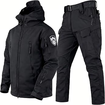 Taktischer Softshell-Anzug f r Herren wasserabweisende Fleecejacke und