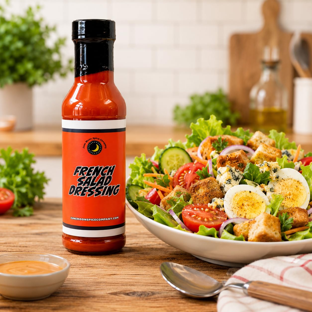 French Salad Dressing | Creamy, Tangy & Slightly Sweet | 12 fl oz