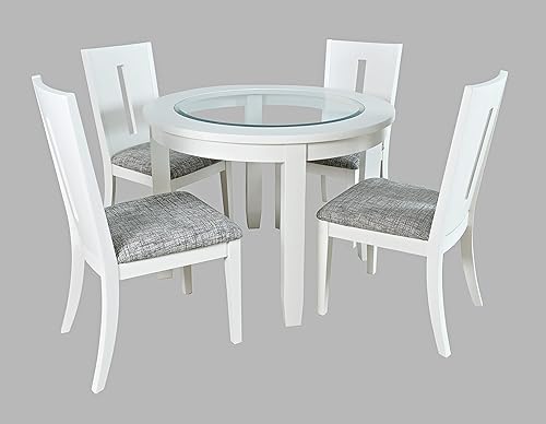 Miniatura 7 de Jofran Inc. Urban Icon Slotback Silla de comedor tapizada contemporánea (juego de 2)