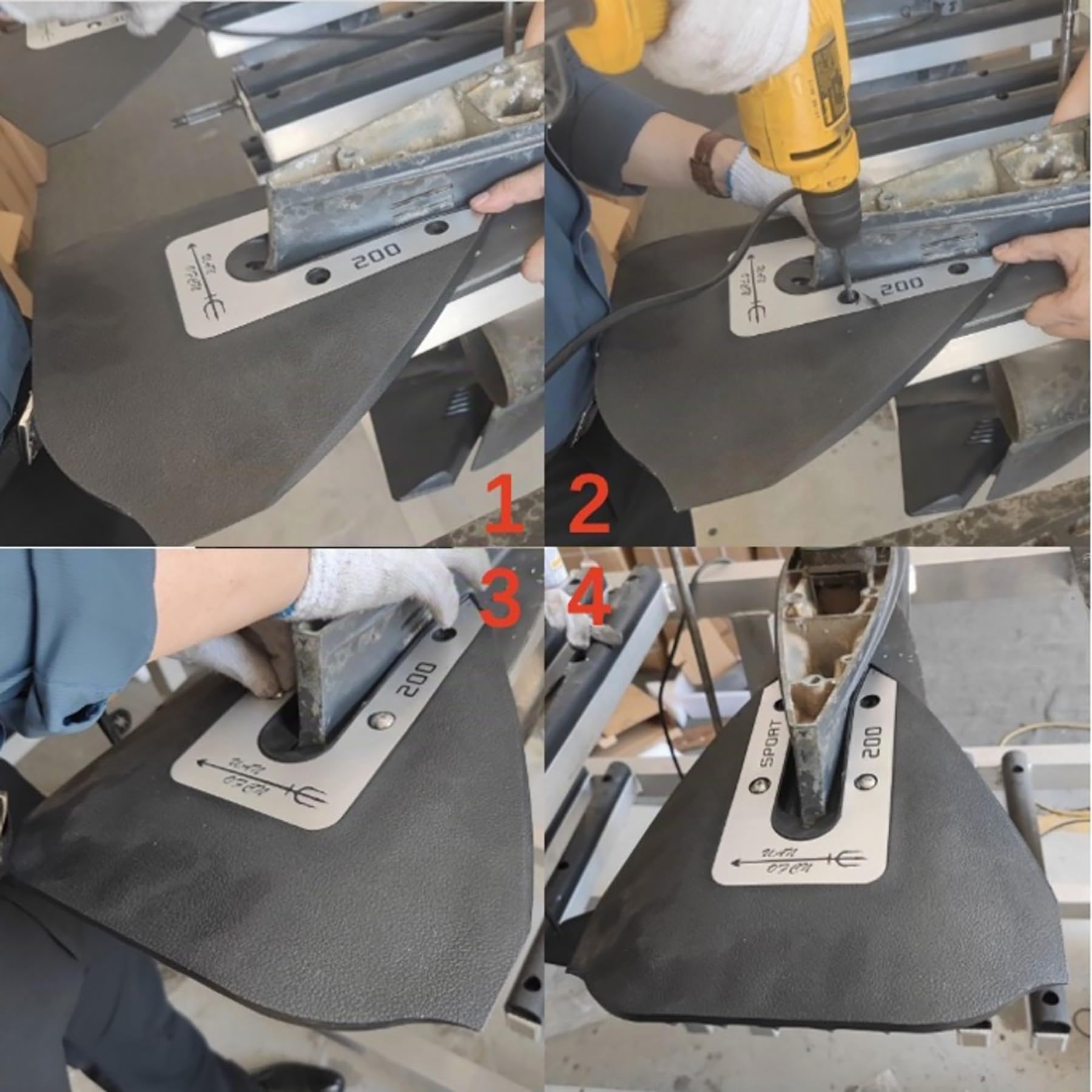 Marine Outboard Hydrofoil Stabilizer Boat Sport-200 Whale Tail Design Compatible with 8HP to 40HP Engines from Mercury Yama-ha Johnson Evinrude Hon-da Suzu-ki & More Brands