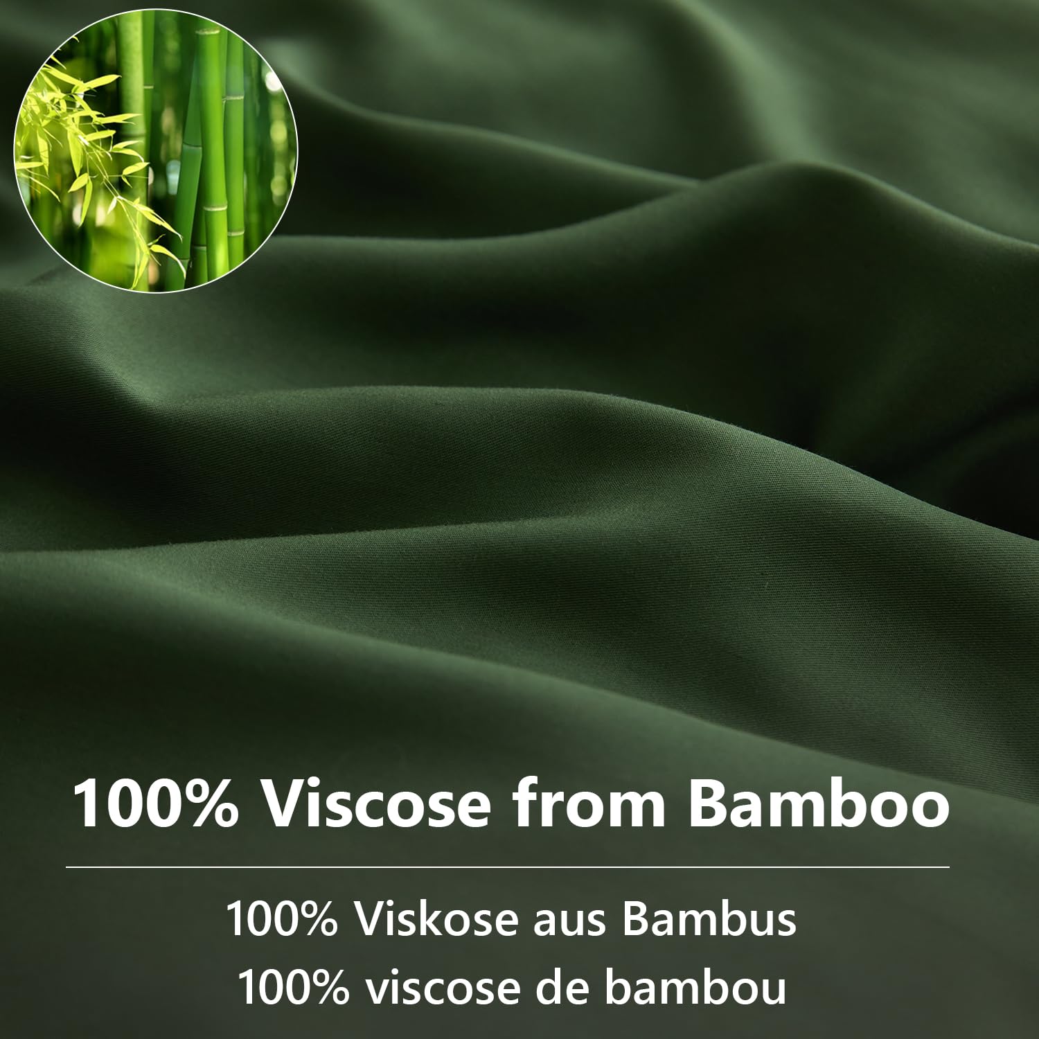 Simple&Opulence Single Bamboo Viscose Duvet Cover Set - Image 2